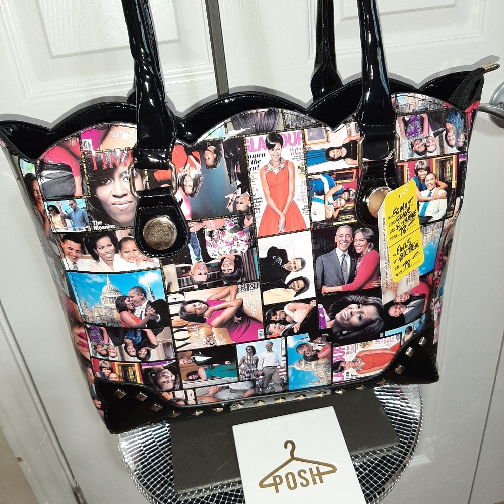 🌞FINAL SALE $35🌞XLRG MICHELLE OBAMA SHOULDER BAG